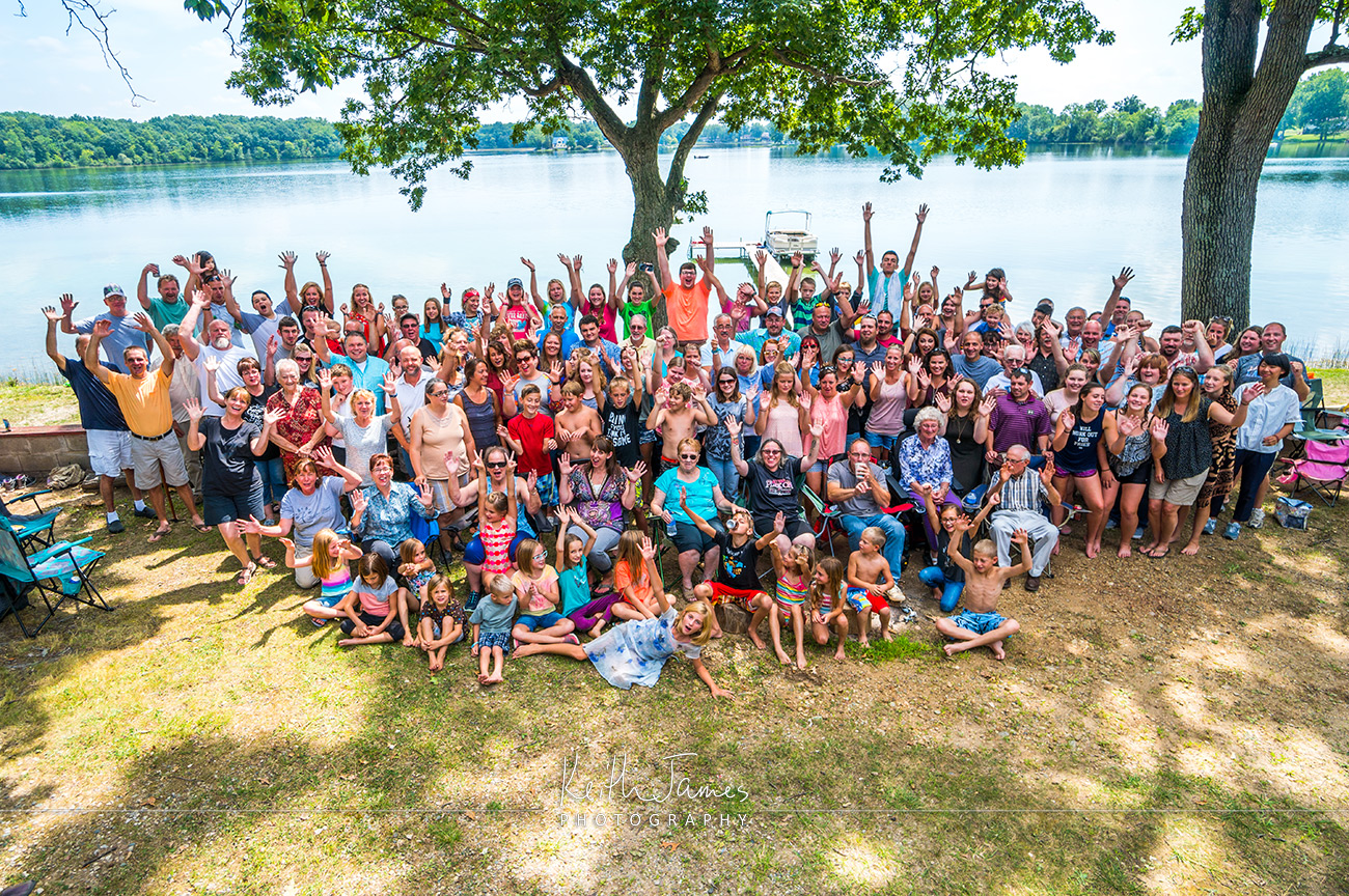 Event Photography: Church Picnic Group Photo