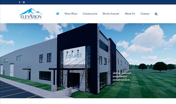 Elevation Park Model Company in Elkhart, Indiana